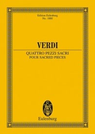 Verdi: Four Sacred Pieces (Study Score) published by Eulenburg